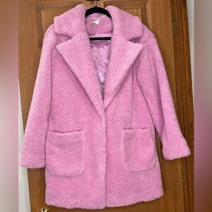 Forever 21 Pink Teddy Jacket